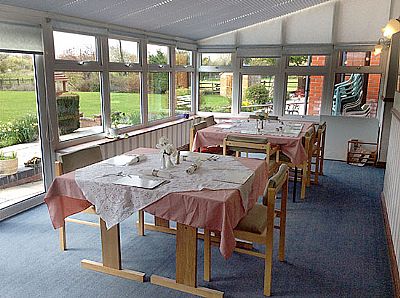 the dining area at field view  residential care home